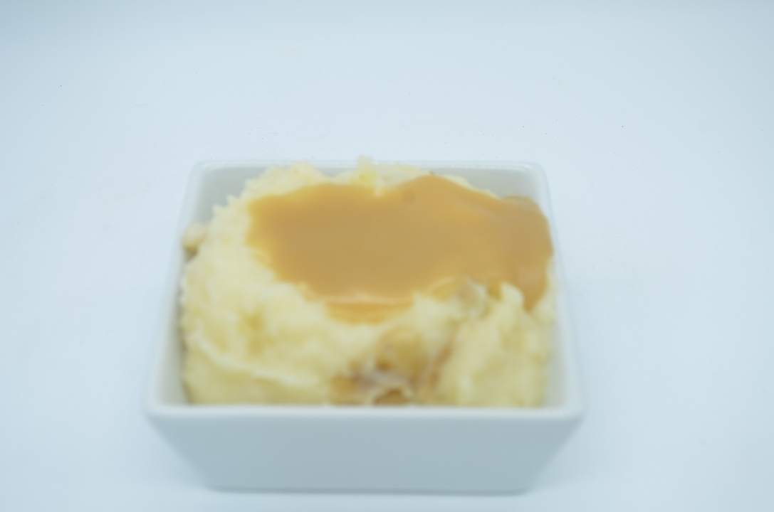 MASH POTATOES & GRAVY.