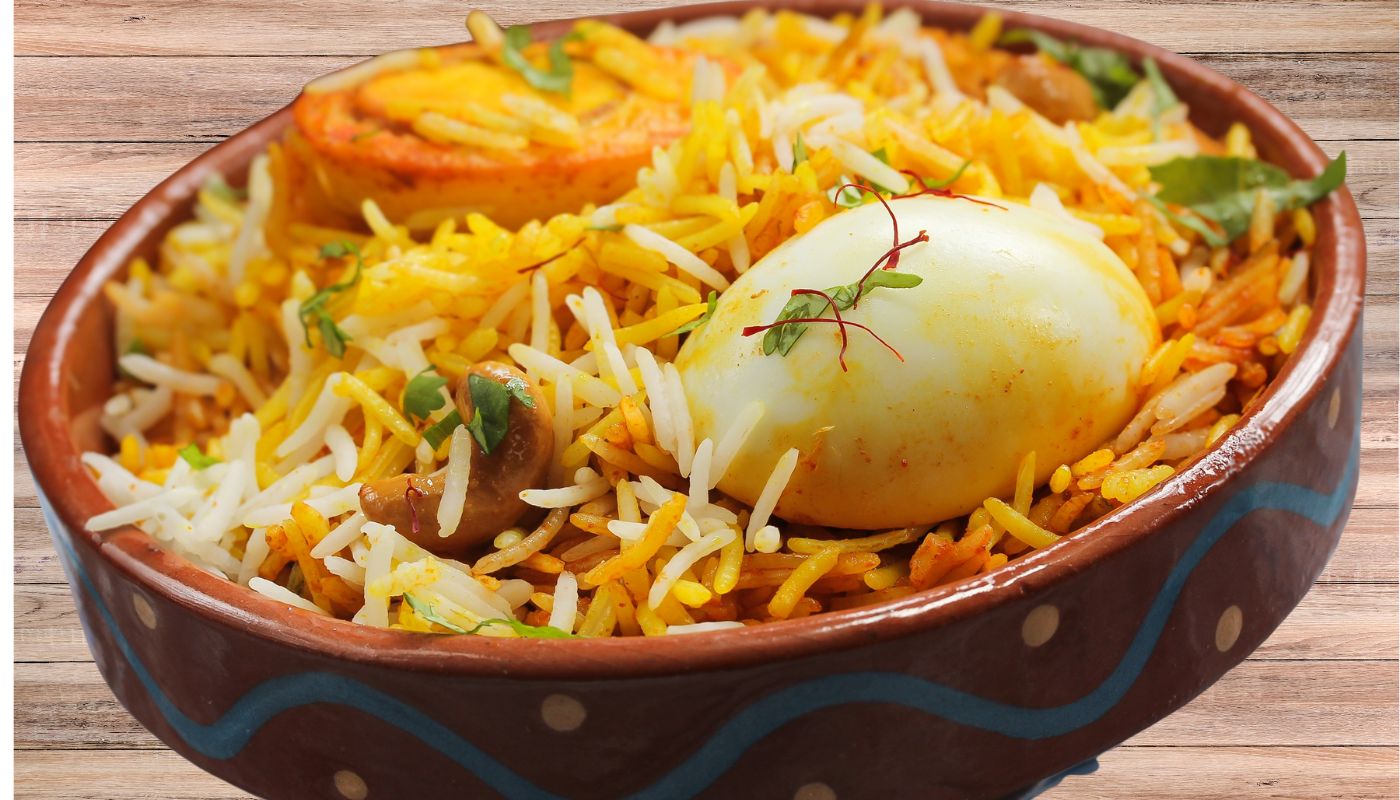 Egg Biryani.
