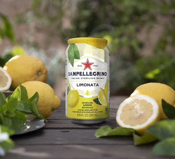San Pellegrino Sparkling Lemon.