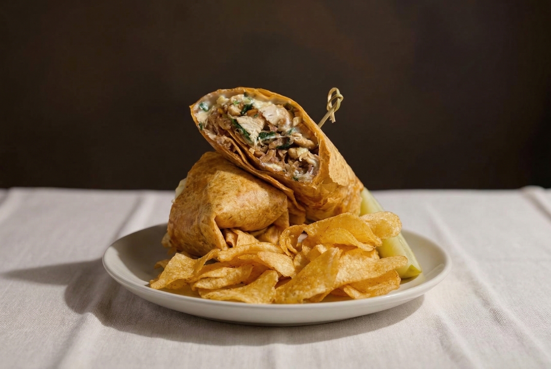 Chicken Artichoke Wrap.