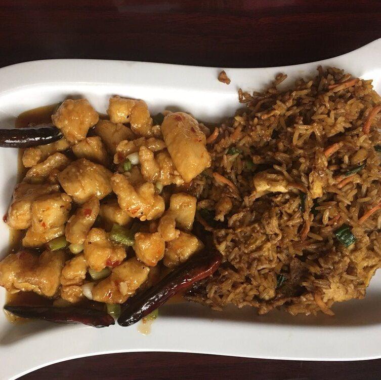 Leos spicy chicken (lunch).
