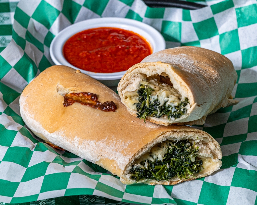 The Spinach Stromboli.