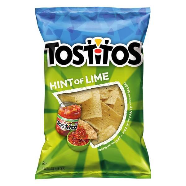 Tostitos Hint of Lime Tortilla Chips Hint of Lime - 11.0 Oz.