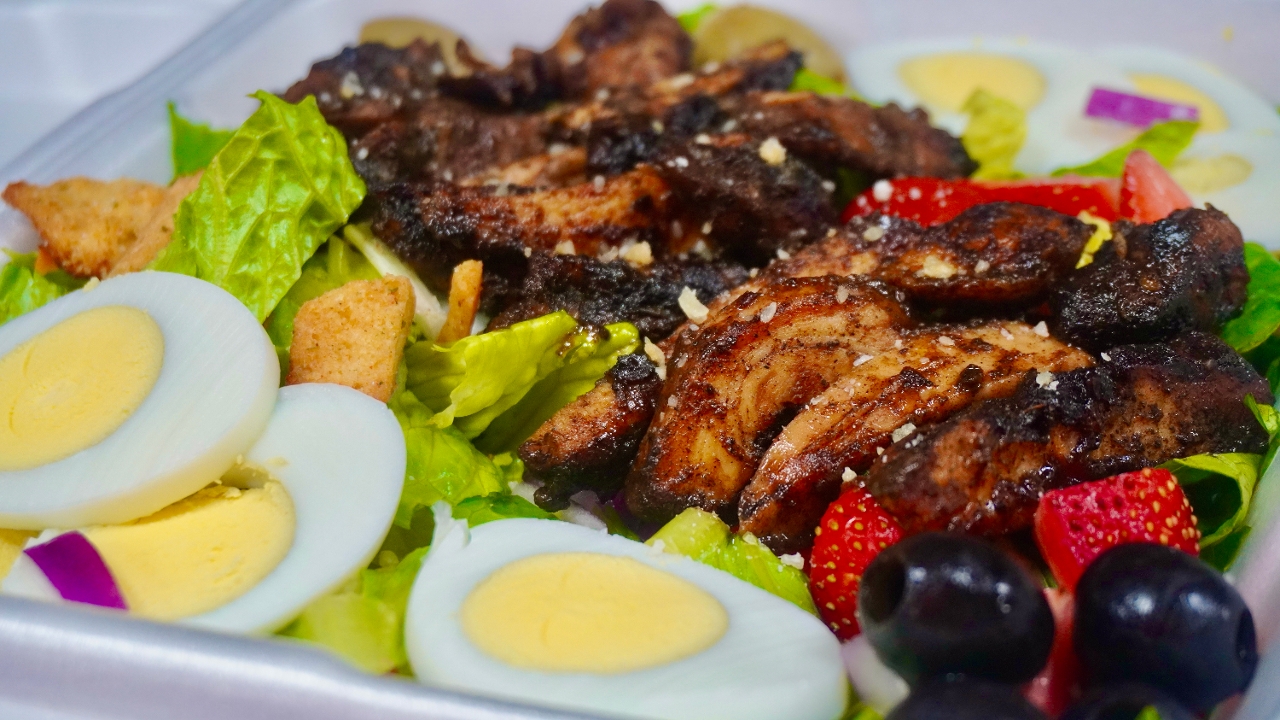 Jerk Chicken Salad.