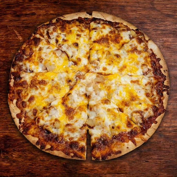 BBQ Chicken Pizza.
