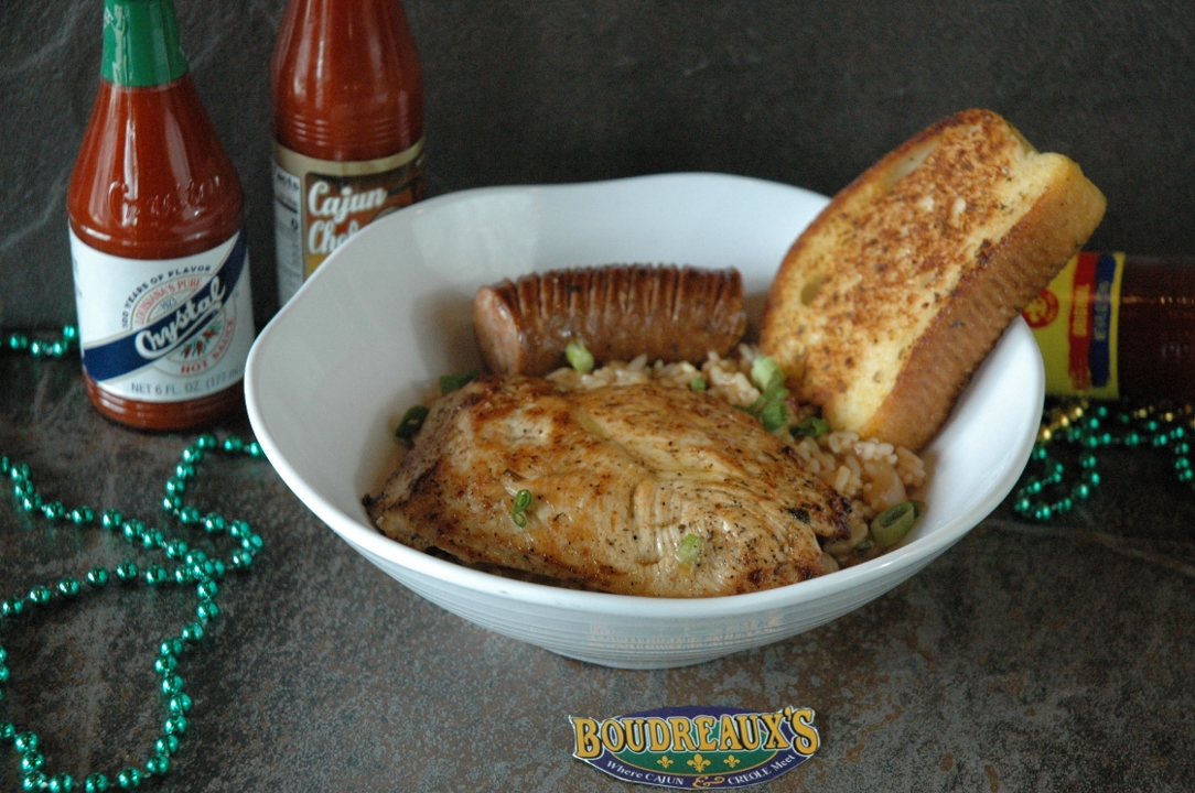 Chicken & Sausage Jambalaya.