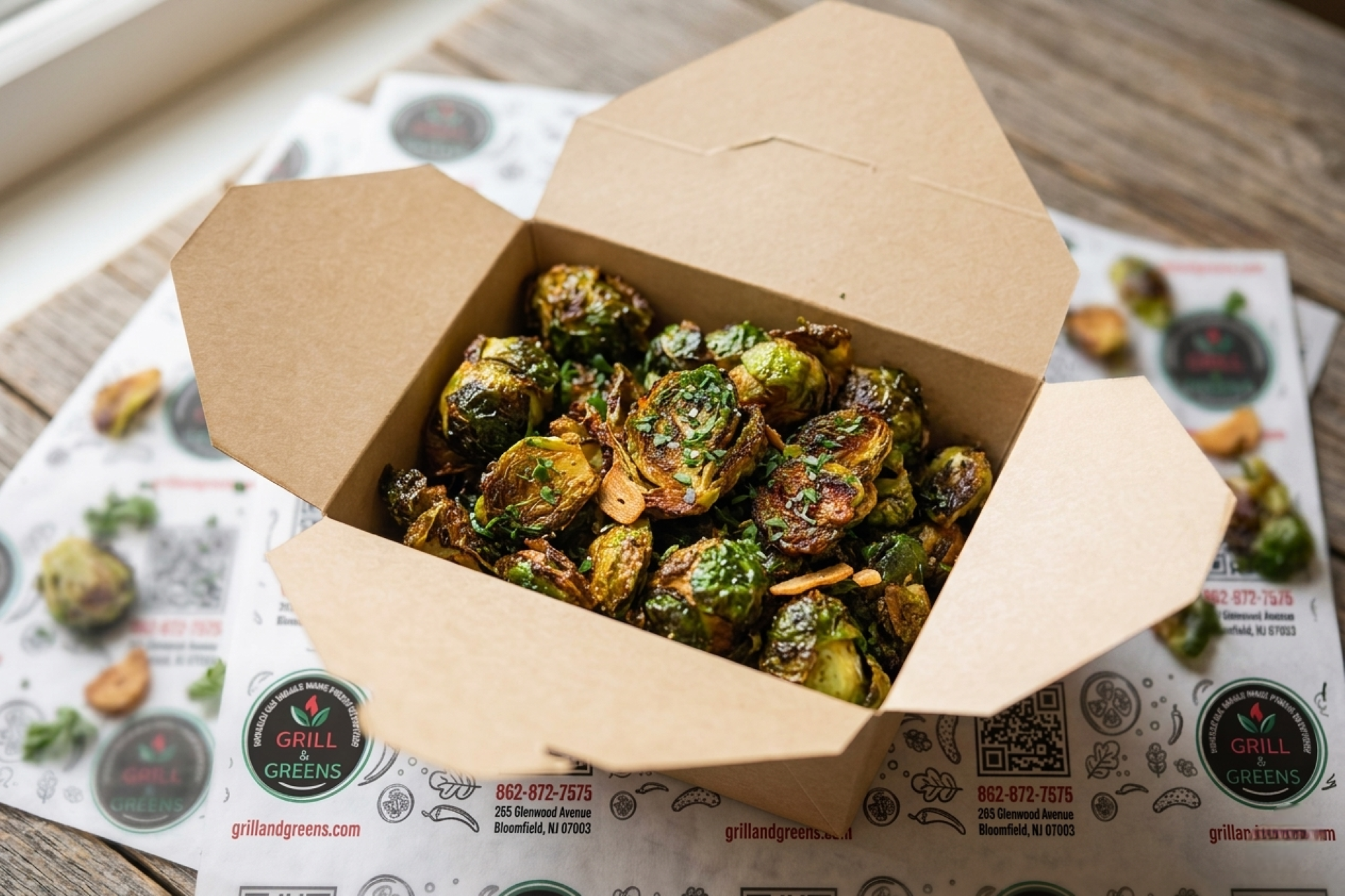 Crispy Brussels Sprouts.