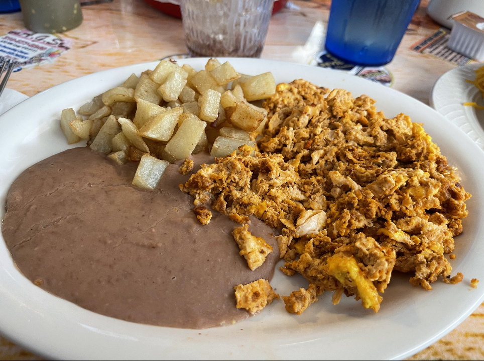 Chorizo & Eggs Plate.