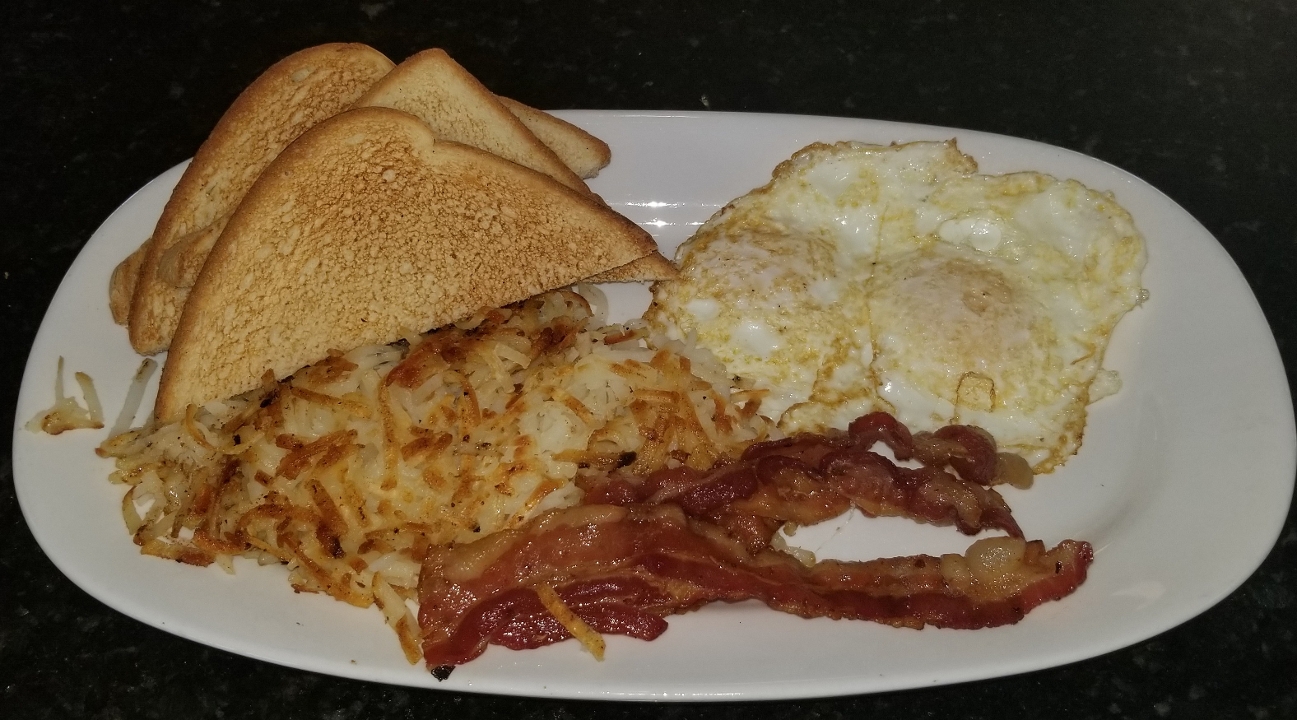 2 Eggs with Meat.