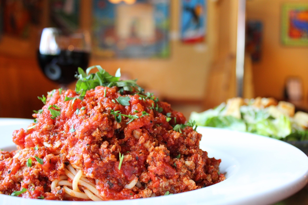 Spaghetti Bolognese.