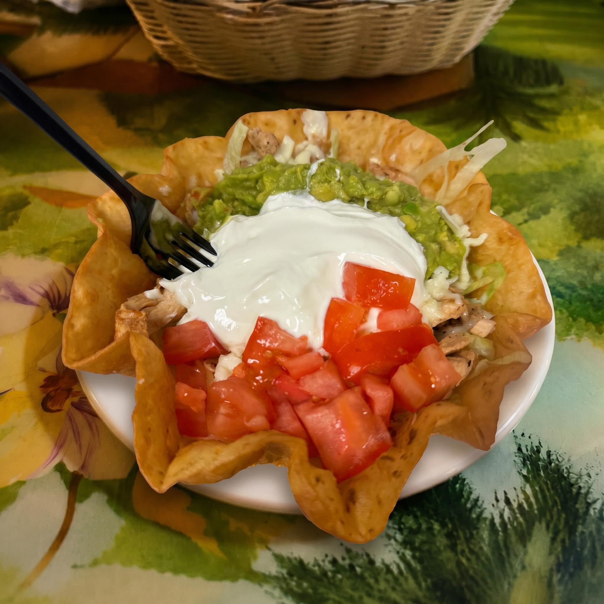 43. Fajita Taco Salad.