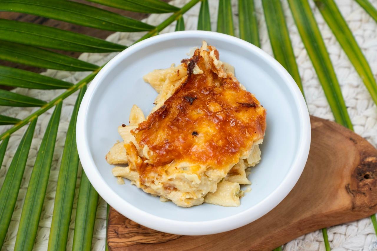 Baked Macaroni au Gratin.