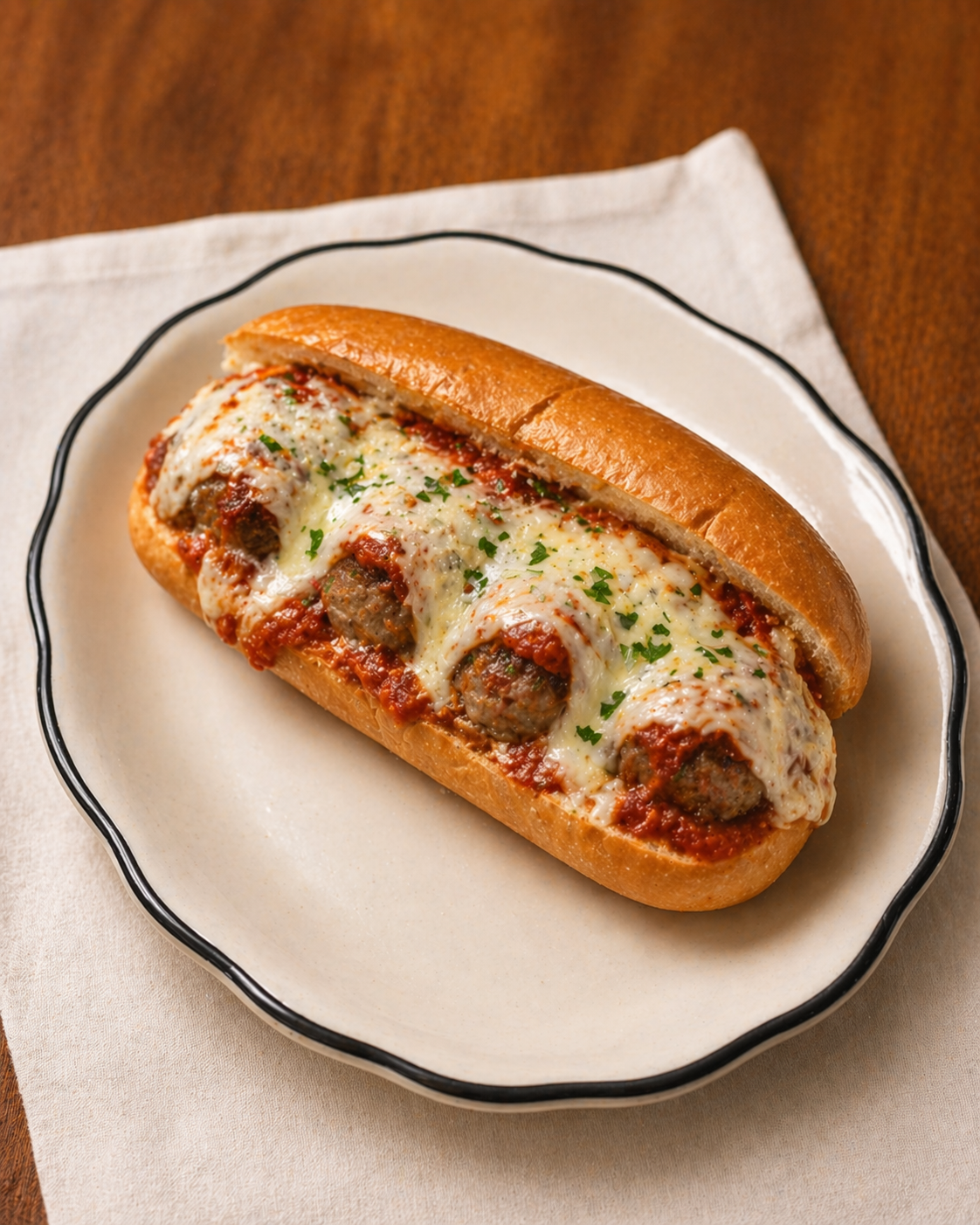 Sausage Parm Sub.
