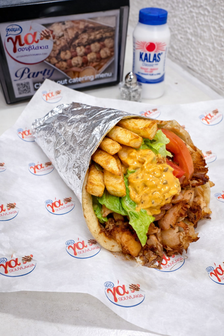 Chicken Gyro PITA.