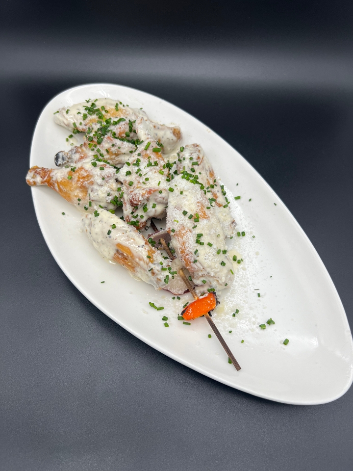 Garlic Parmesan Wings.