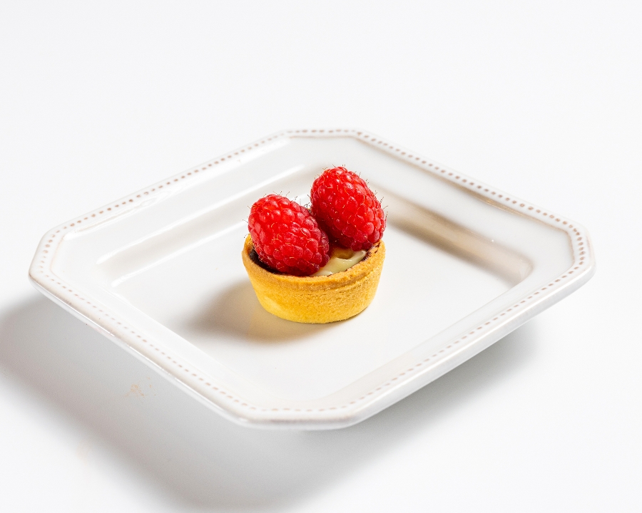Mini Raspberry Tart.