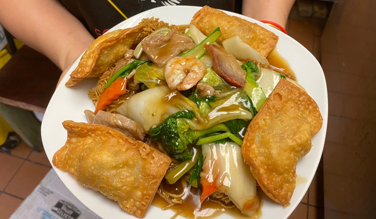 炸交面 150.Crispy Gau Gee Mein.
