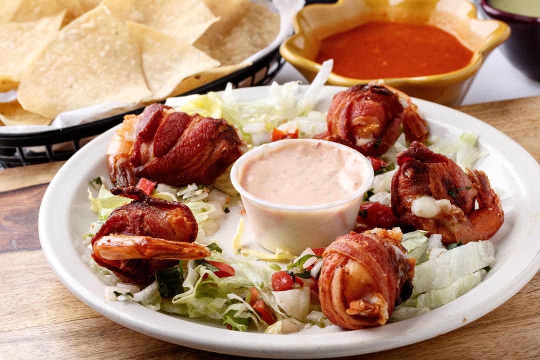 Shrimp Brochette.