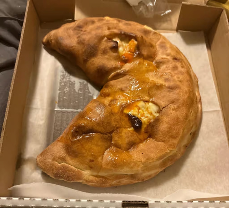Buffalo Chicken stromboli.