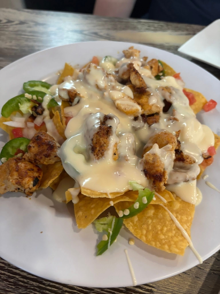 White Chicken Nachos.