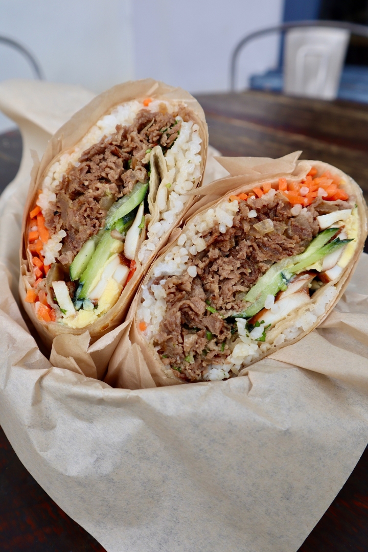 Bulgogi Boy Beef Wrap.