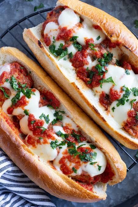 Meatball Parm Sub.