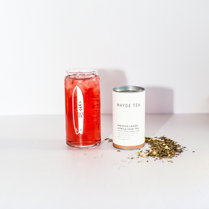 Hibiscus Lemon Myrtle Tea.