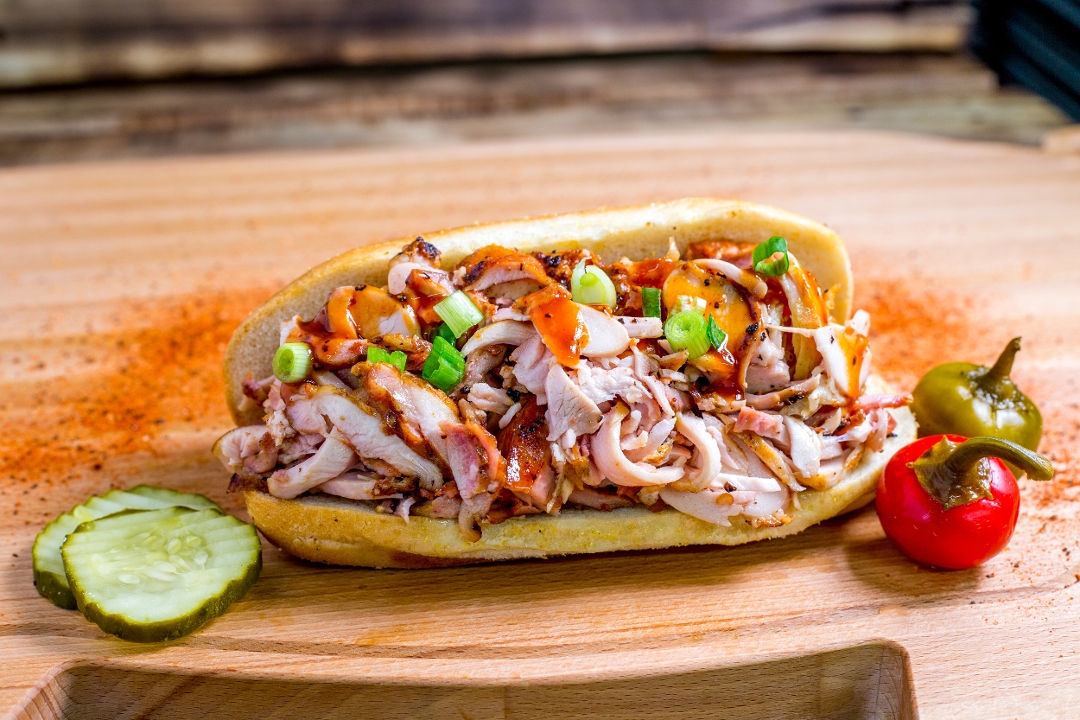 Smoked Chicken Sandwich.