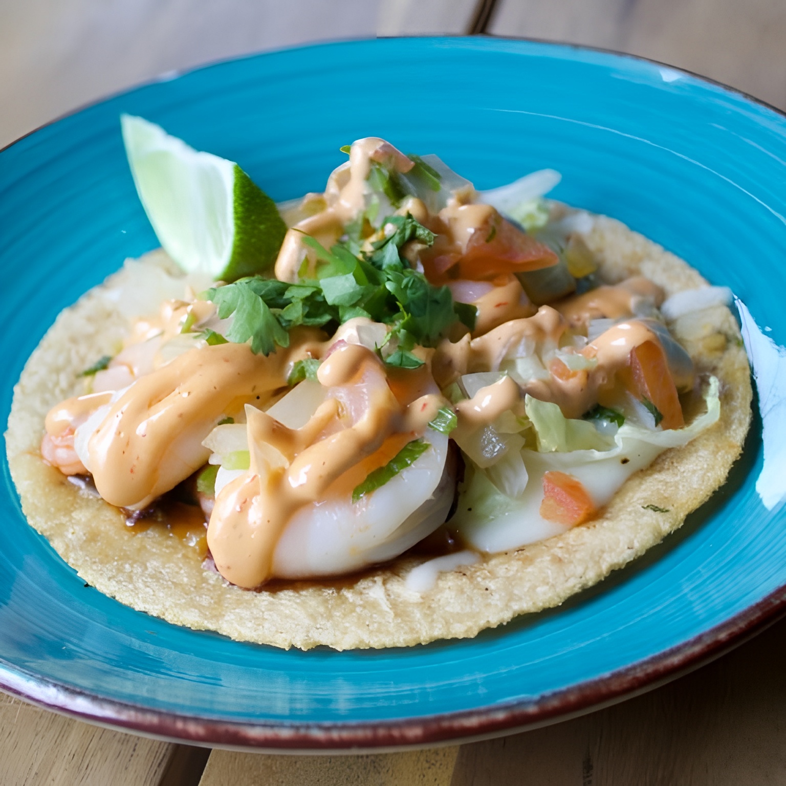 Camaron / Shrimp Taco.