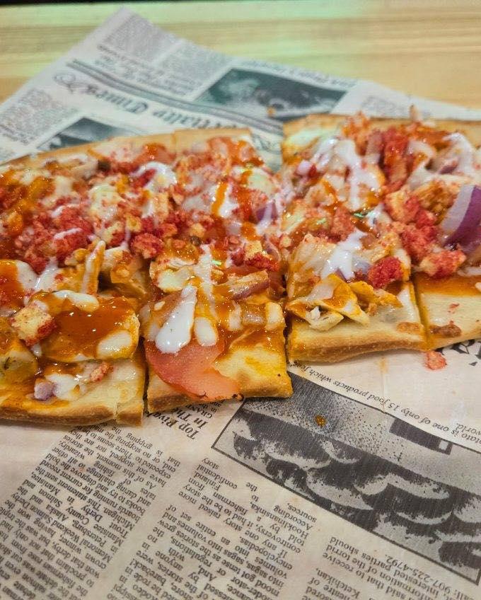 Buffalo Flatbread.