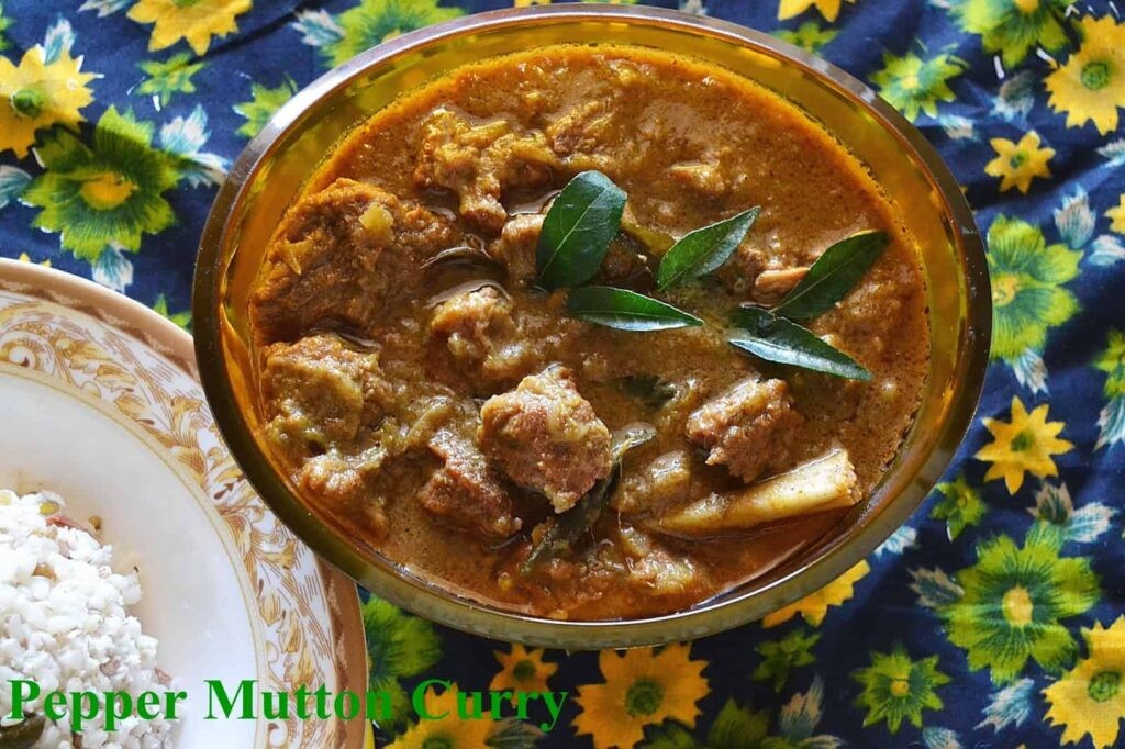 Mutton Pepper Curry.