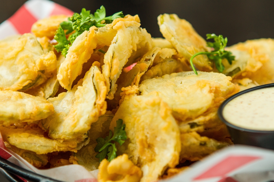 Fried Pickle Chips.