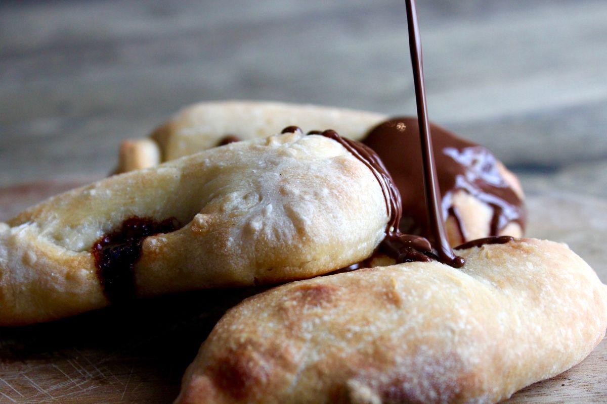 Wood-Fired Banana Calzone.