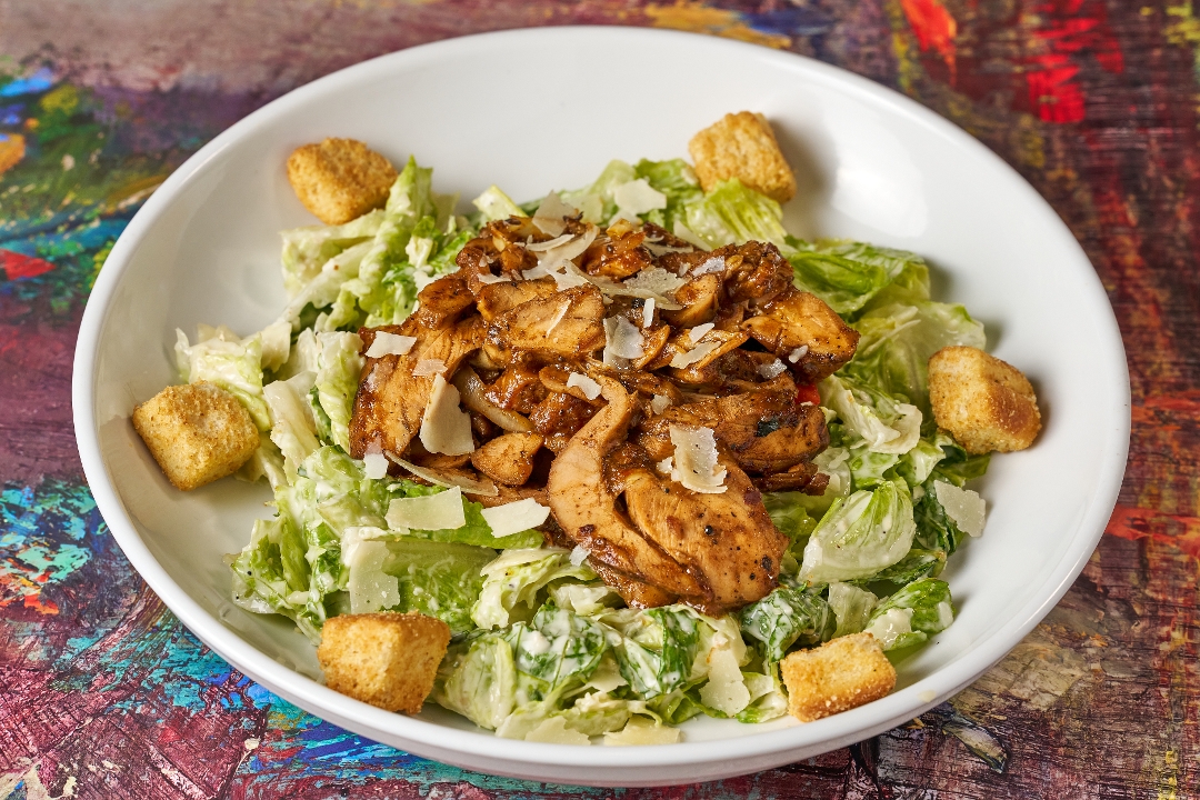 Jerk Chicken Caesar Salad.