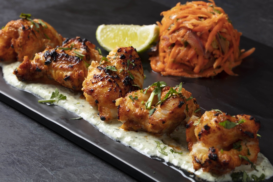 Plate: Fish Tikka  (N,G).
