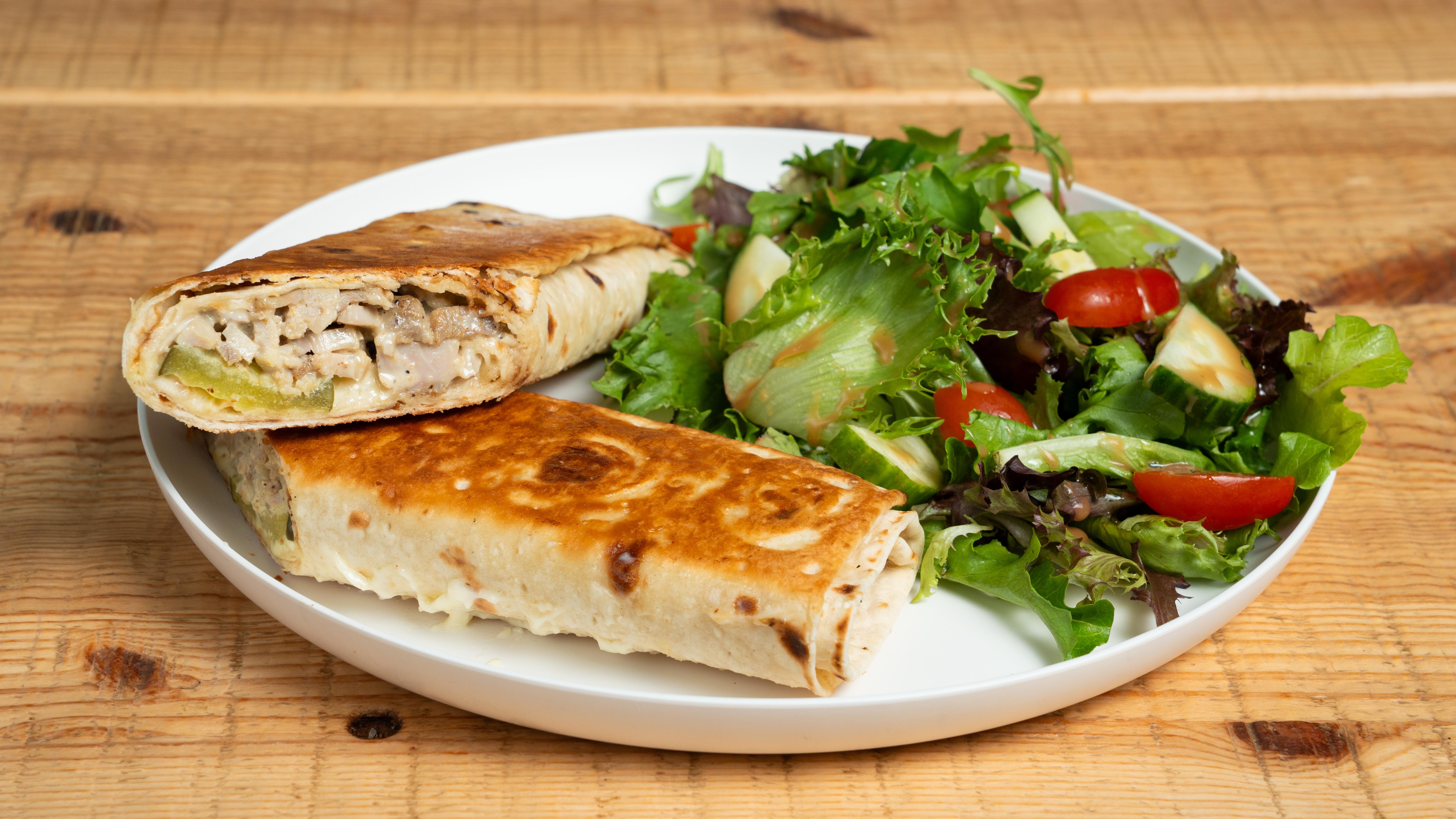 Chicken Shawarma Wrap.
