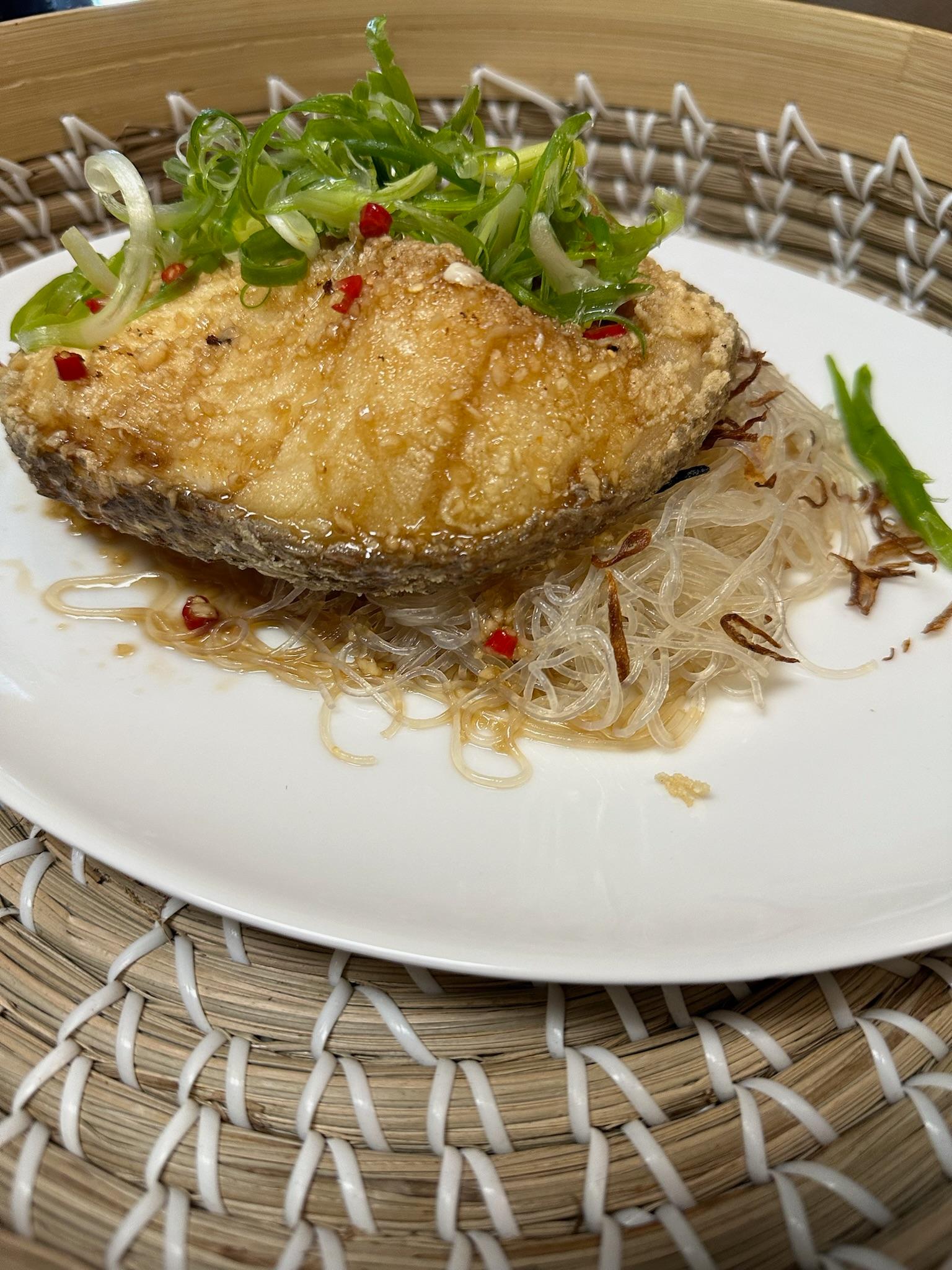 Crispy Chilean Sea Bass (Ca Tuyet Chien).