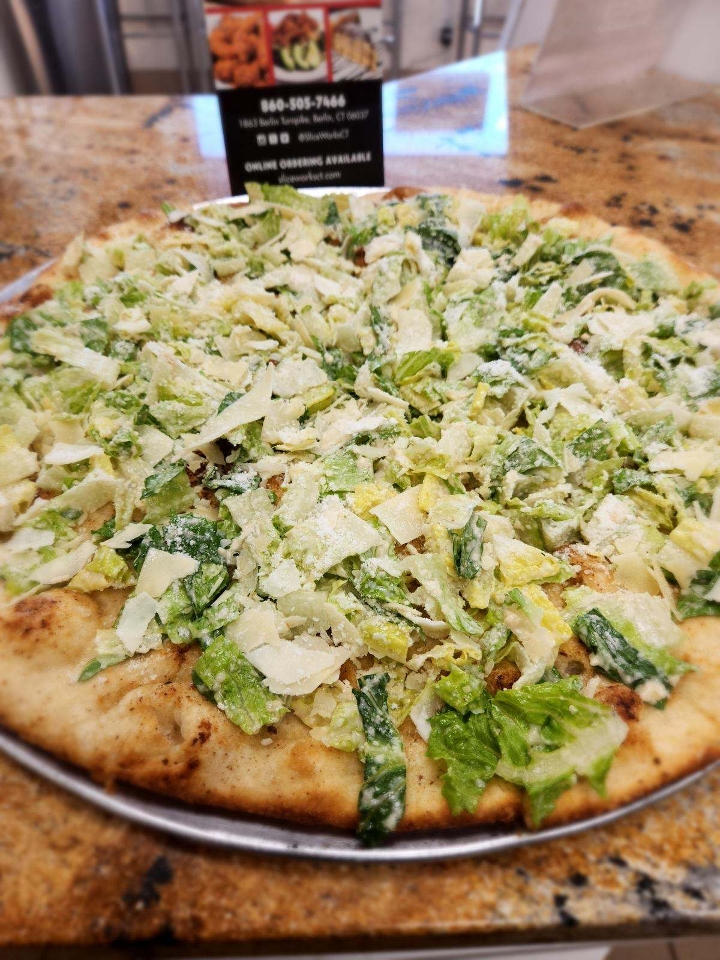LG Caesar Salad Pizza.
