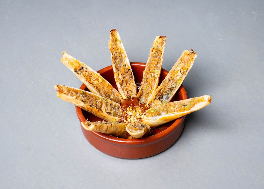 Crispy Egg Rolls.