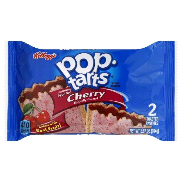 Pop-Tarts Frosted Cherry Toaster Pastries 3.67 Oz Pouch.