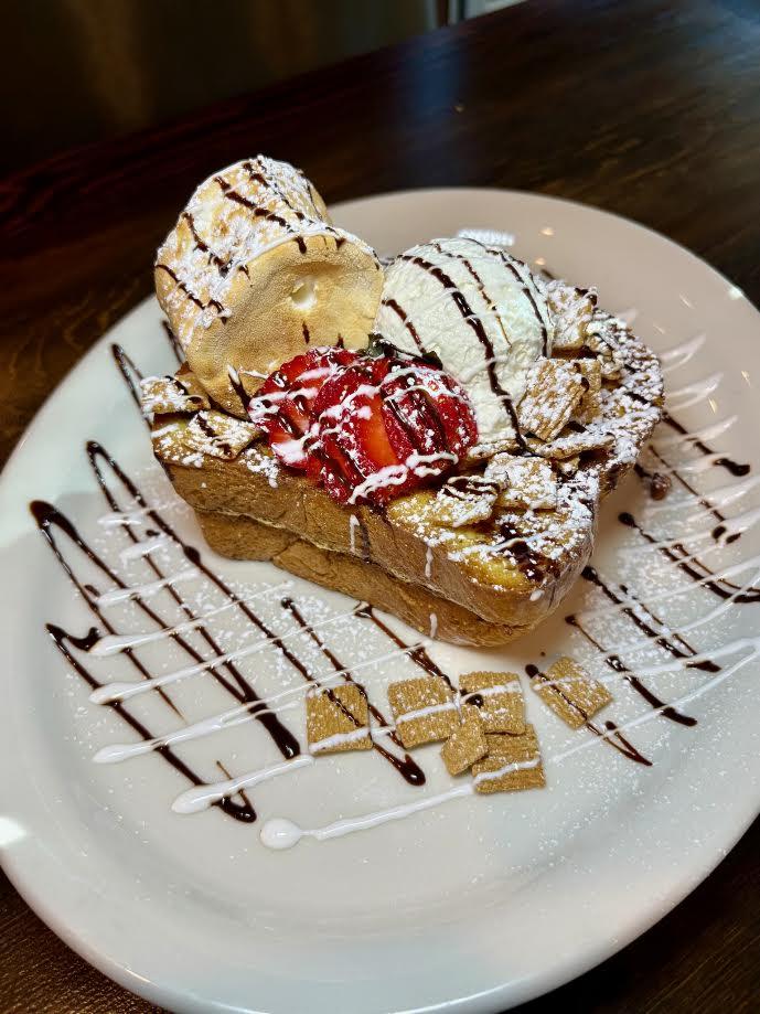 S'mores Stuffed French Toast.