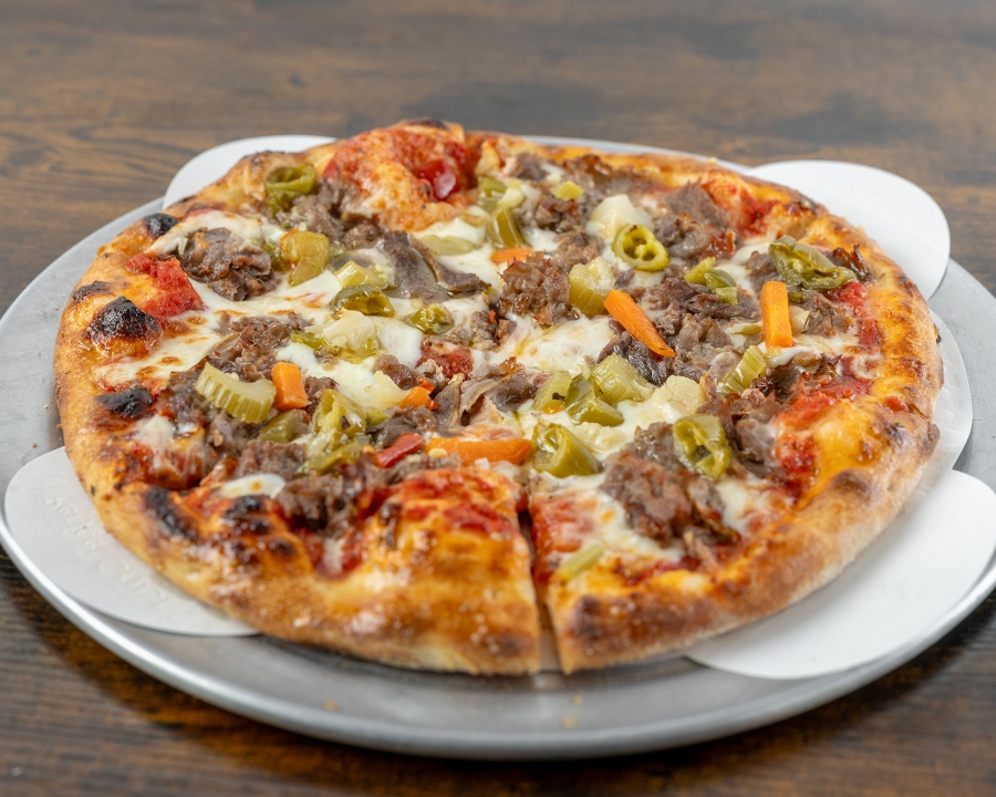 Italian Beef Pizza.