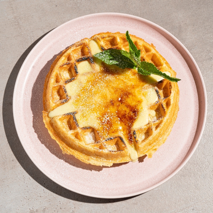Creme Brûlée Waffle.