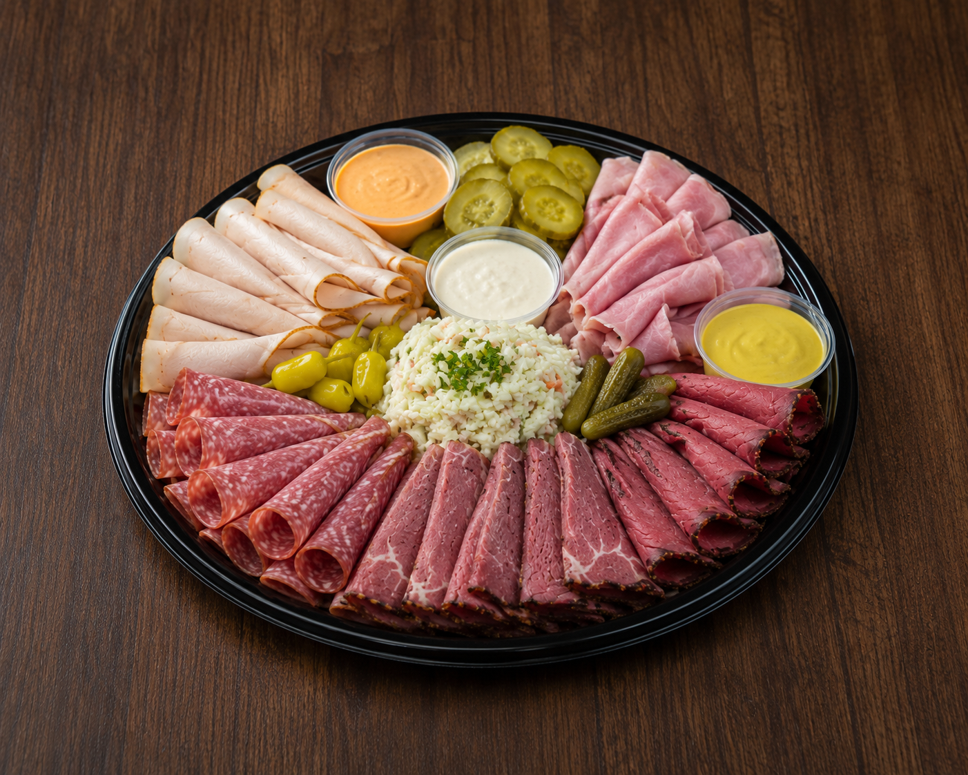 Steamed Deli Platter.