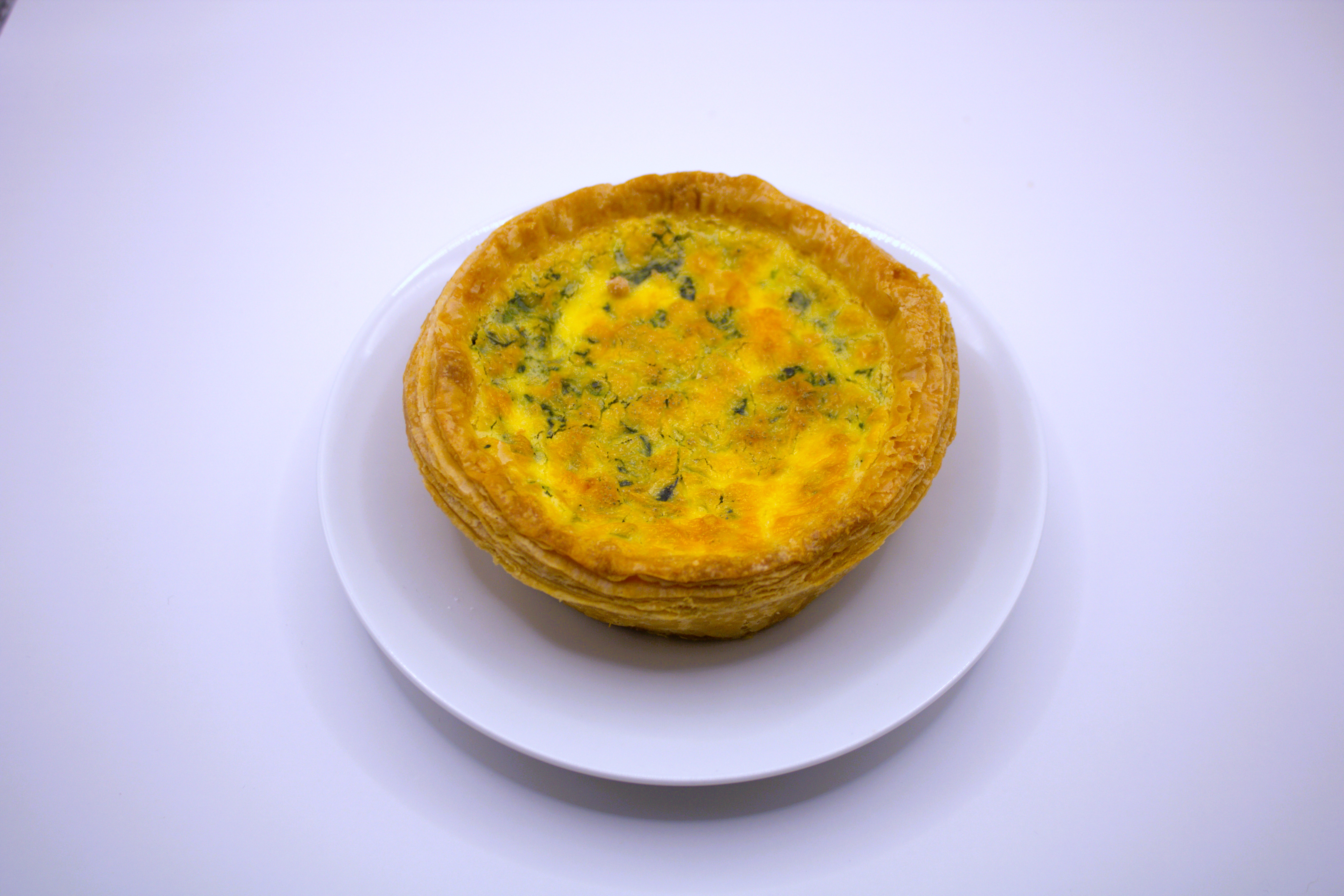 Tomato Basil Quiche.
