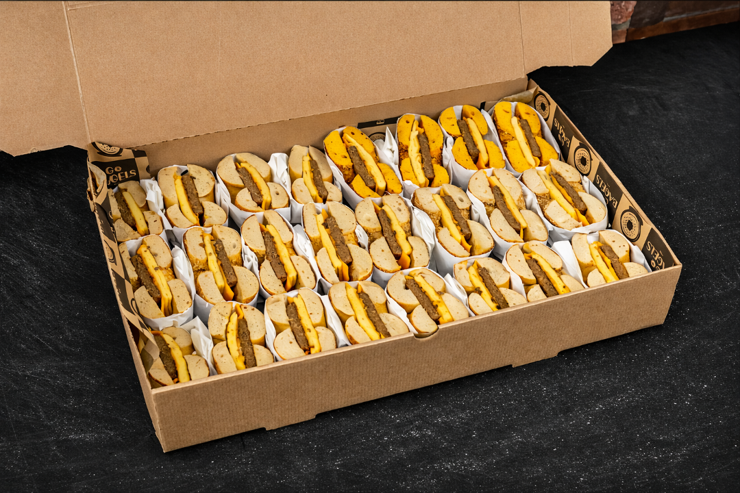 VEGAN BREAKFAST BOX (12 Sandwiches).