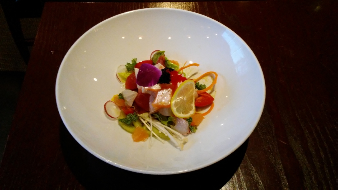Sashimi Salad.
