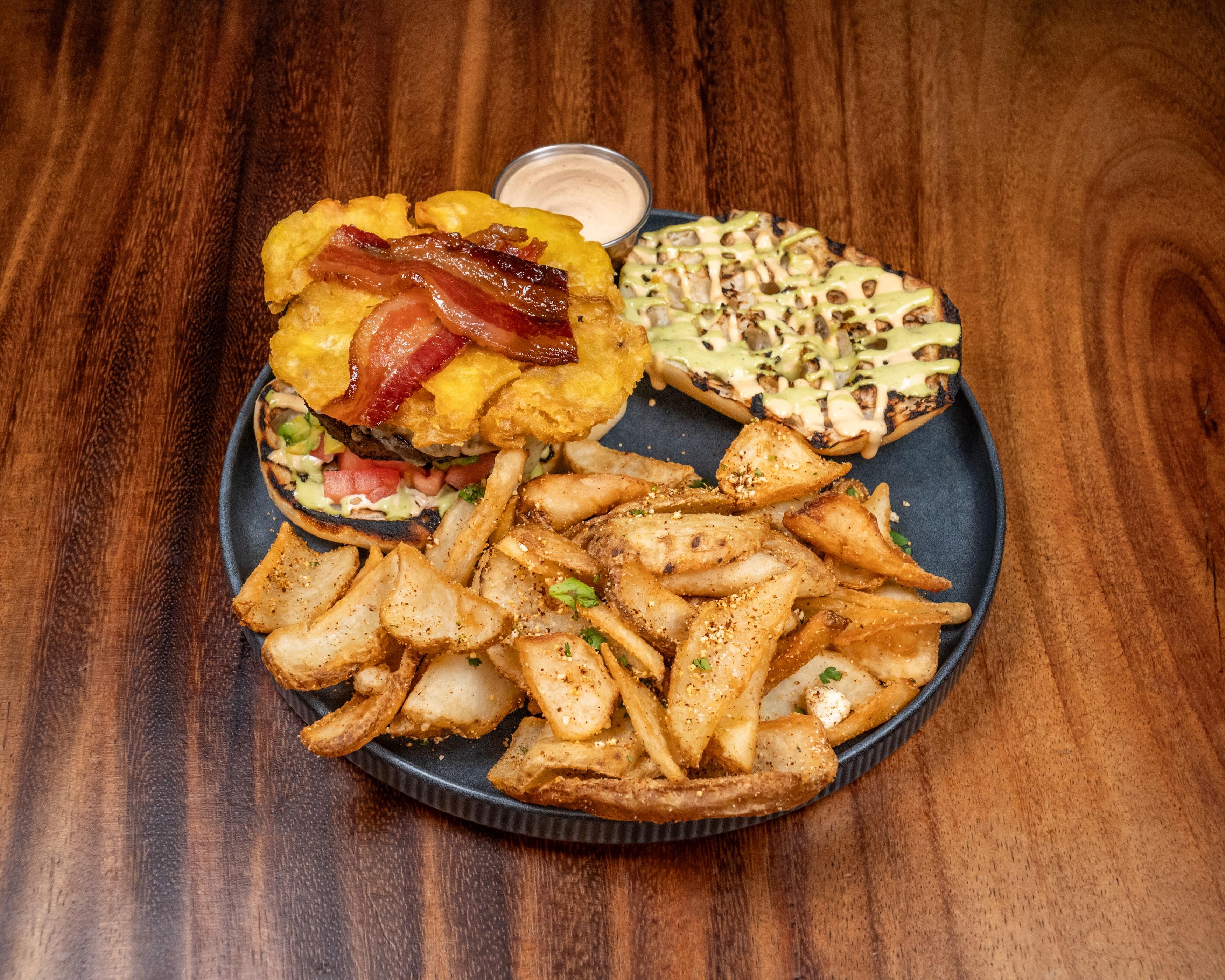 Jibarito Burger.