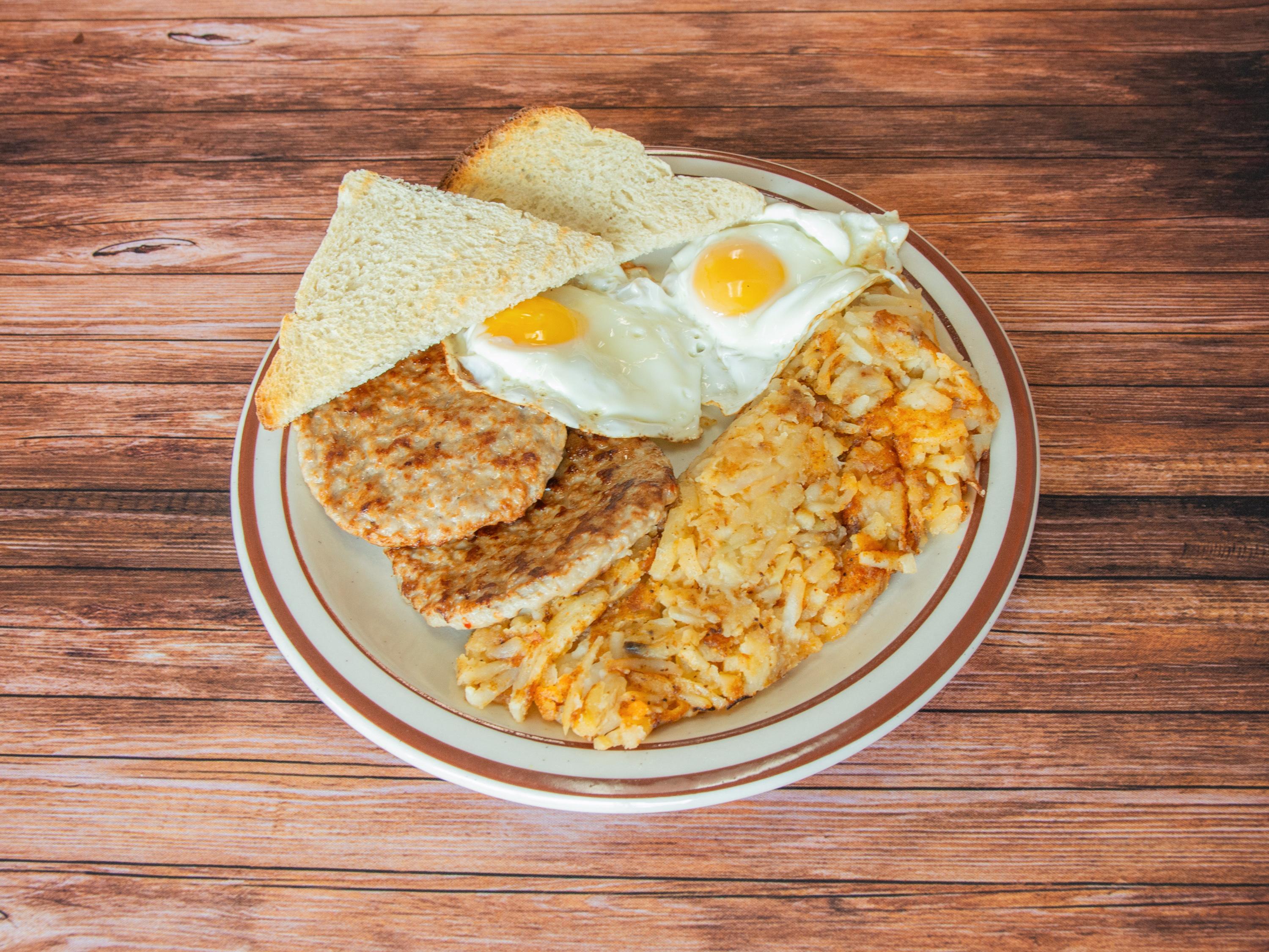Sausage & Egg Platter.