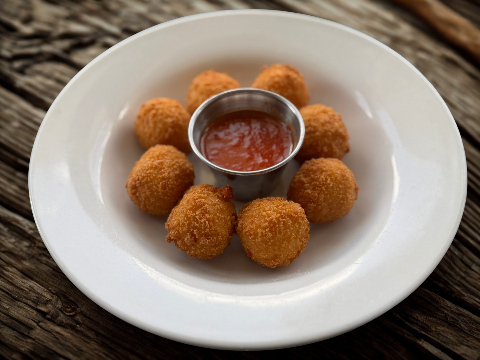 Mac N Cheese Bites.